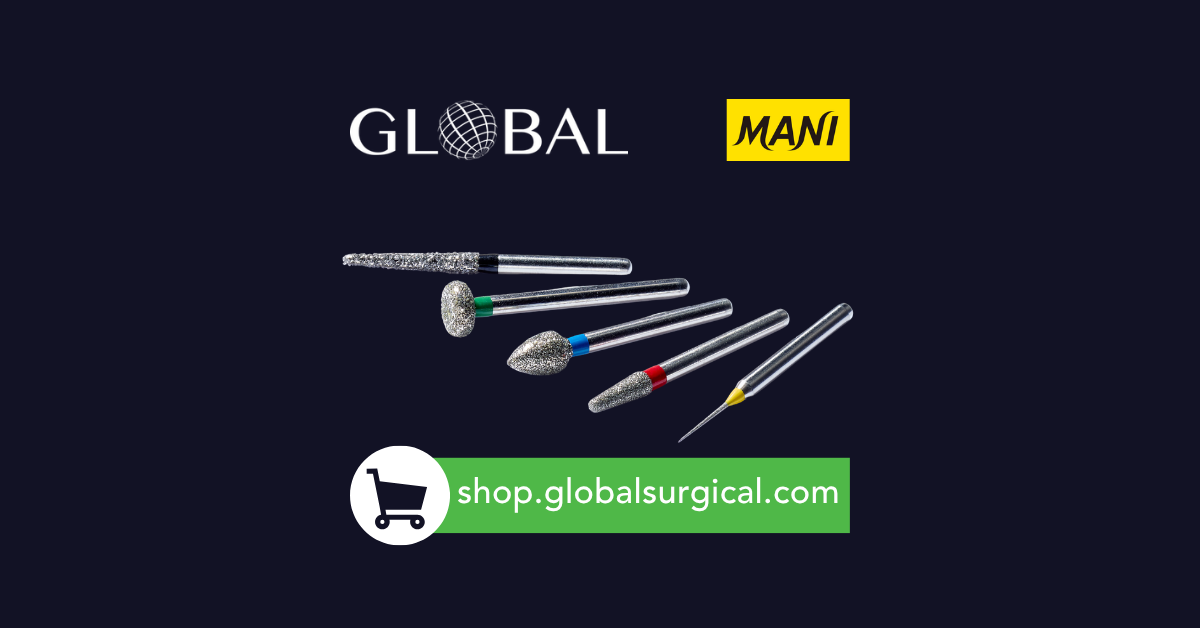 mani diamond burs