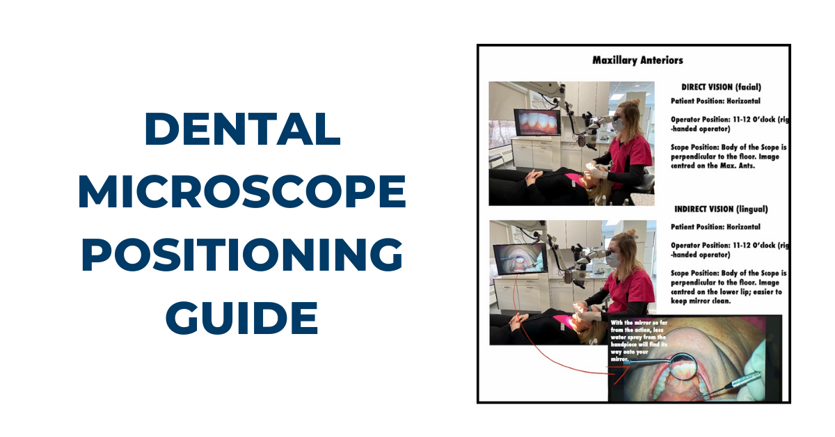 dental microscope positioning